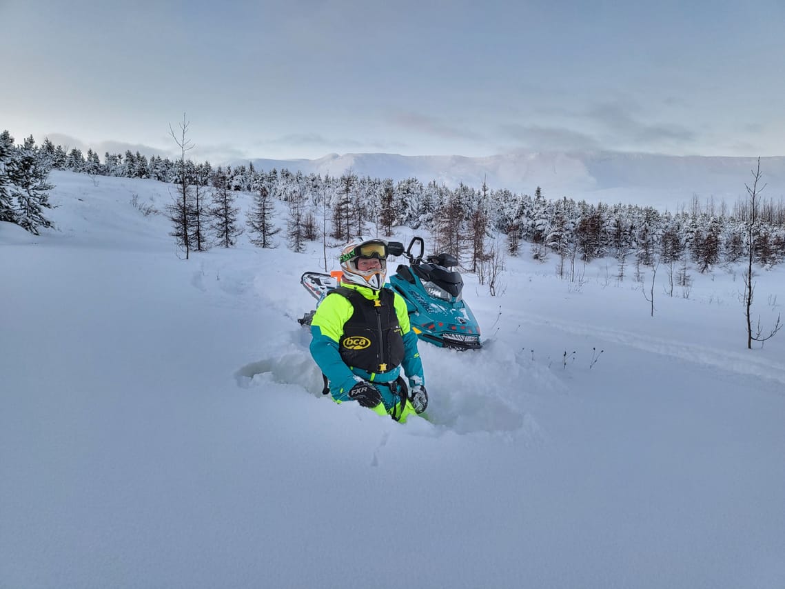 Adventure snowmobile tour Akureyri 6