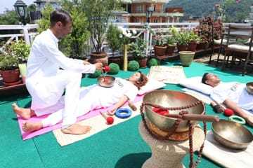Singing Bowls Relaxation Therapy in Bhaganpau, Nepal