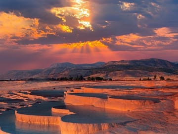 Pamukkale Travertine Terraces and Hierapolis Day Tour