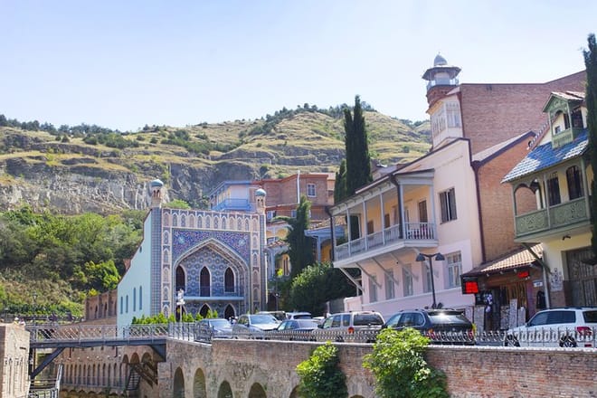 Orbeliani bath and Juma Mosque