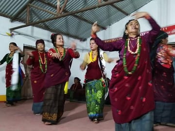 Cultural show organaized by mother’s group of Ghale Gaun