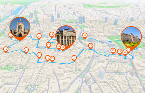 Brussels: Audio Guided Walking Tour (2.5 hours – 25 audio comments)