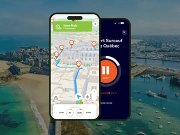 GPS audioguide application: The tour of the ramparts and the secrets of the city (Offline).