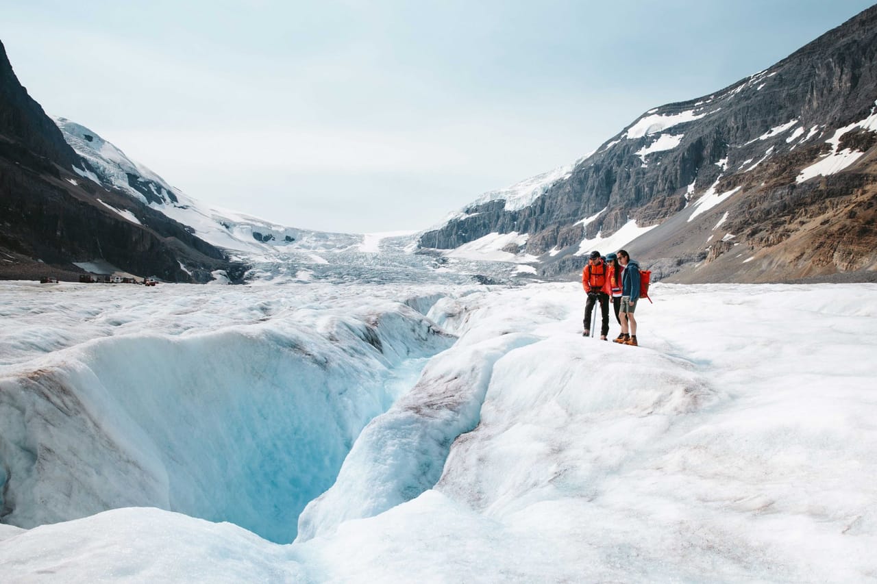 Columbia IcefieldsTrip: Skywalk, Crowfoot Glacier, Athabasca glacier, Weeping wall, Bow and Peyto Lake 10