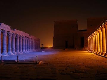 Sound and Light Show at Philae Temple in Aswan