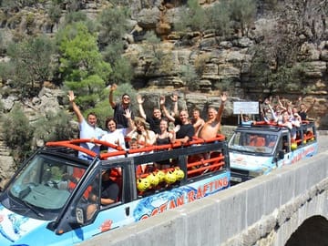 5 in 1 Rafting Combo Tour from Side at Koprulu Canyon
