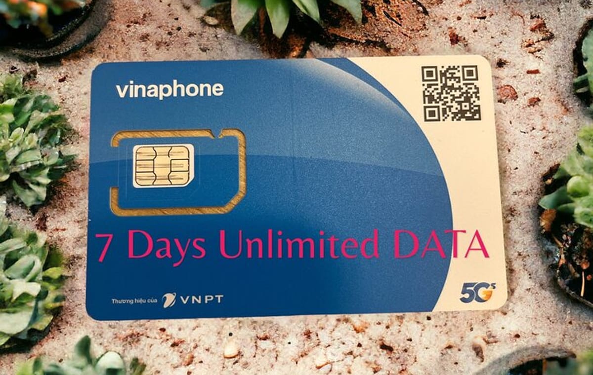 7 Days Unlimited DATA SIM CARD Vietnam