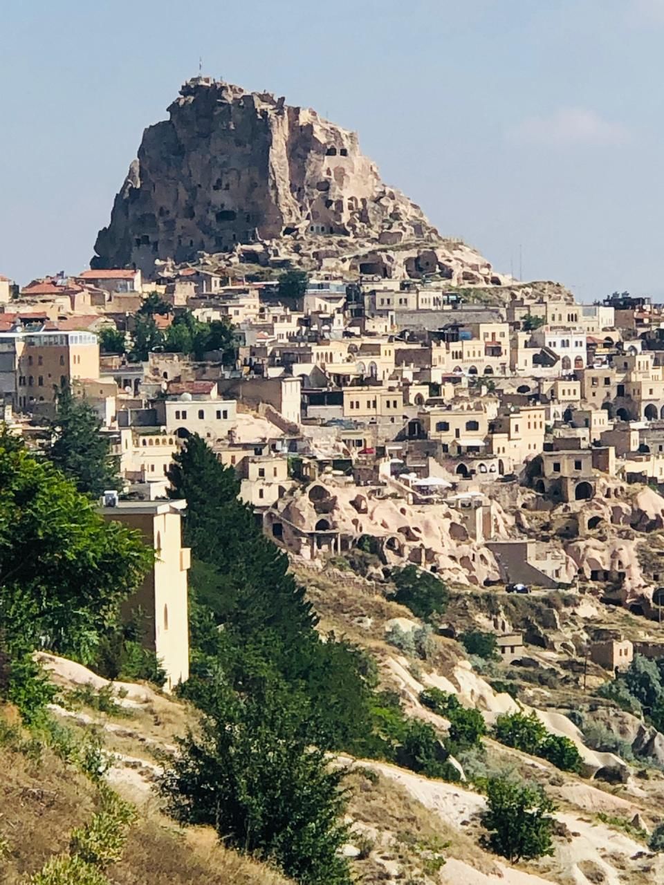 Le château d'Ortahisar en Cappadoce