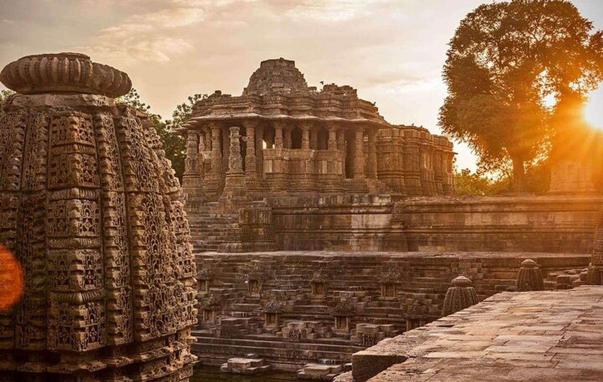 Ahmedabad to Indore Architecture & Temple Tour