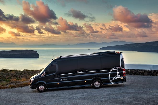 Small-Group Transportation Service from / to Airport in Santorini photo 4