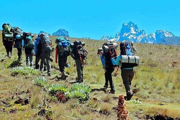 5-Day Hiking Tour of Mt Kenya via Sirimon Route from Nairobi