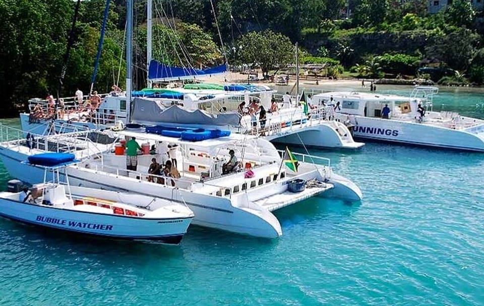 Sunset Catamaran cruise, Snorkeling and Rick’s Cafe from Mobay