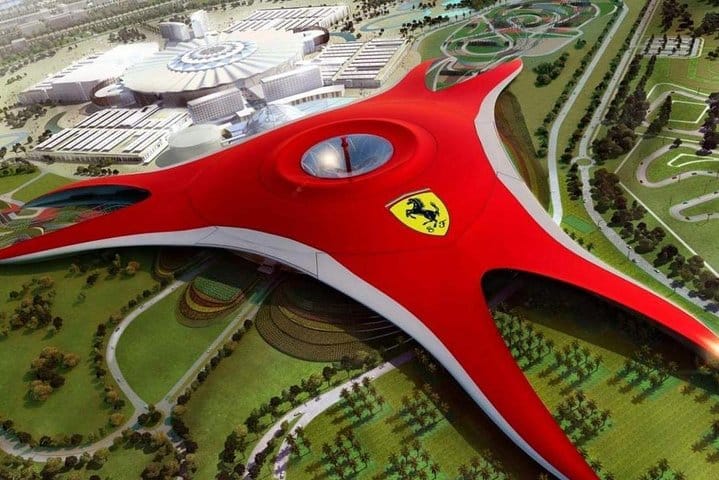 Abu Dhabi city tour with Grand Mosque visit & Ferrari  World  Theme park   2