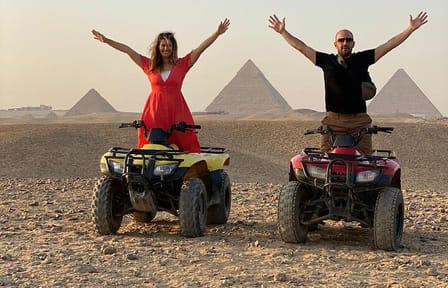 Giza Pyramids Private Tour with ATV and Camel Ride