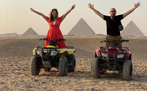 Giza Pyramids Private Tour with ATV and Camel Ride