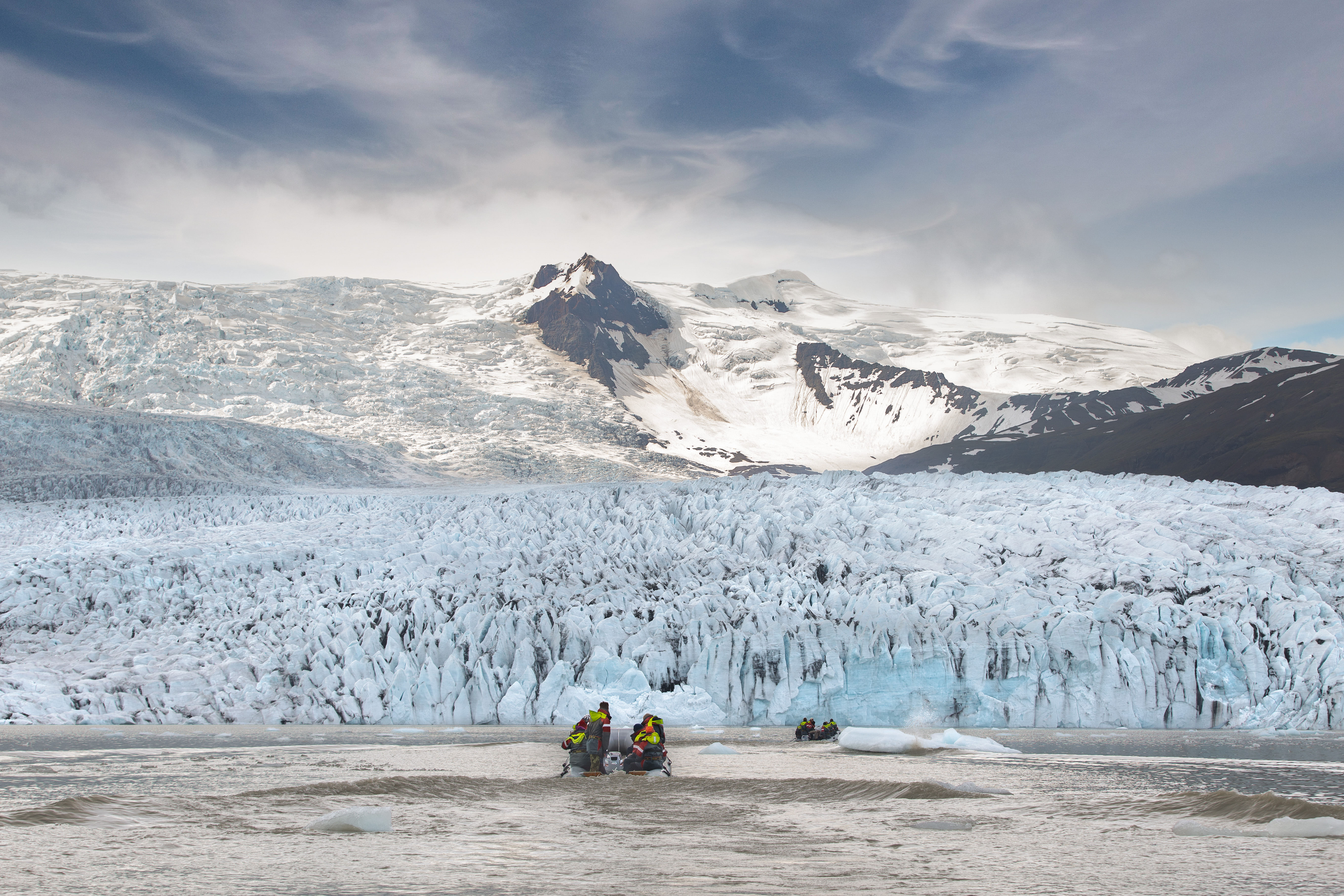 Sail towards Vatnajökull Glacier - The largest Glacier in Europe