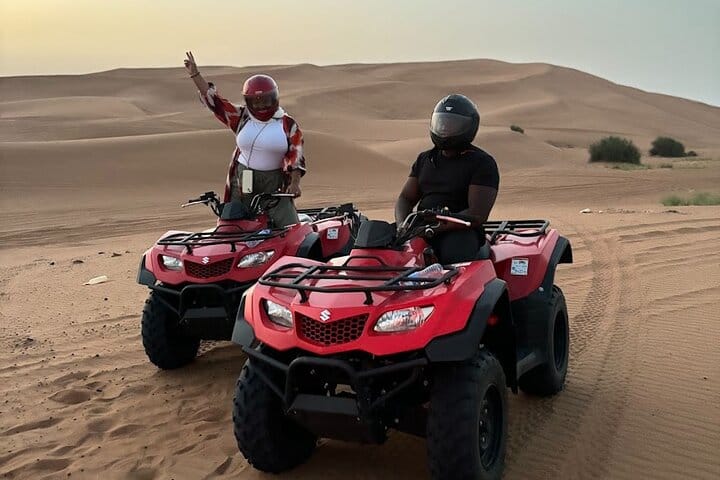 Dubai: Quad & ATV Bike, Red Dune Desert and Safari Adventure 7
