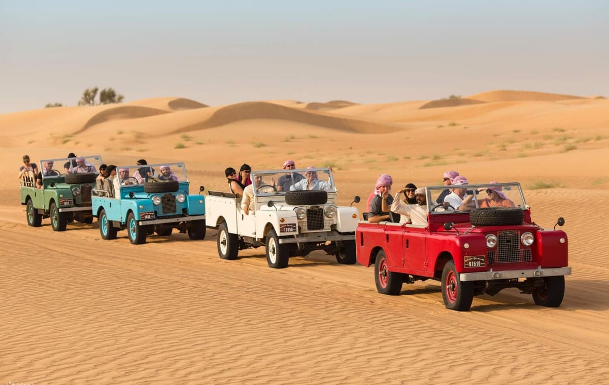 DUBAI PLATINUM HERITAGE DESERT SAFARI WITH BBQ DINNER