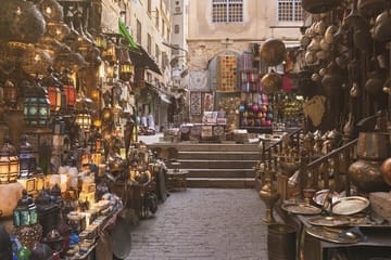 Day Tour of Egyptian Museum, Old Cairo and Khan El Khalili Bazaar in Cairo