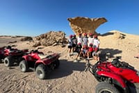 Hurghada Desert Quad Bike Safari i with Traditional Bedouin Dinner and Show 7