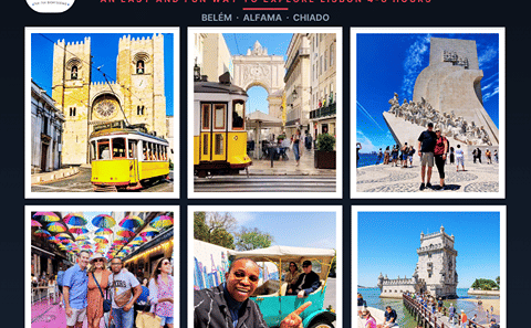 LISBON All-In-One Tour – 4 Hour for up to 6 people