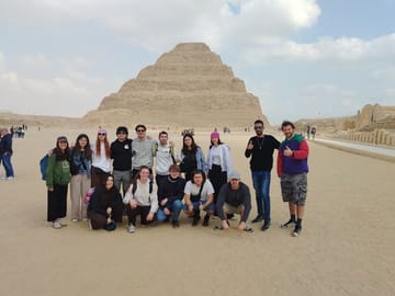 Private Day Tour of Saqqara and Dahshur Pyramids in Cairo