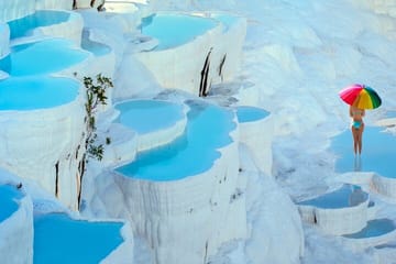 Private Full Day Pamukkale and Salda Lake from All Antalya Region