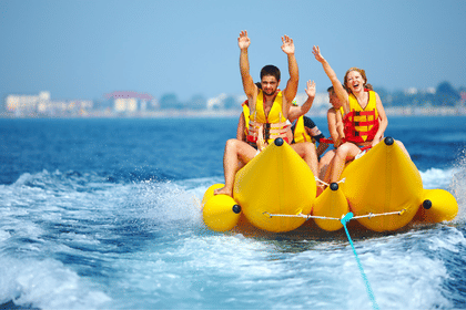 Bali Water Sports and Uluwatu Sunset Tour