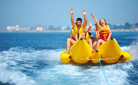 Kuta Water Sports and Uluwatu Sunset Experience
