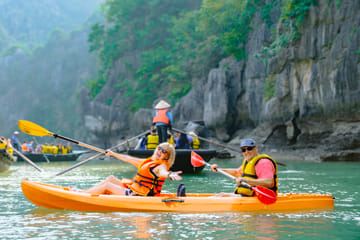 Halong Bay Kayaking and Cave Tour from Hanoi