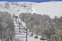 Chapelco Hill during winter time