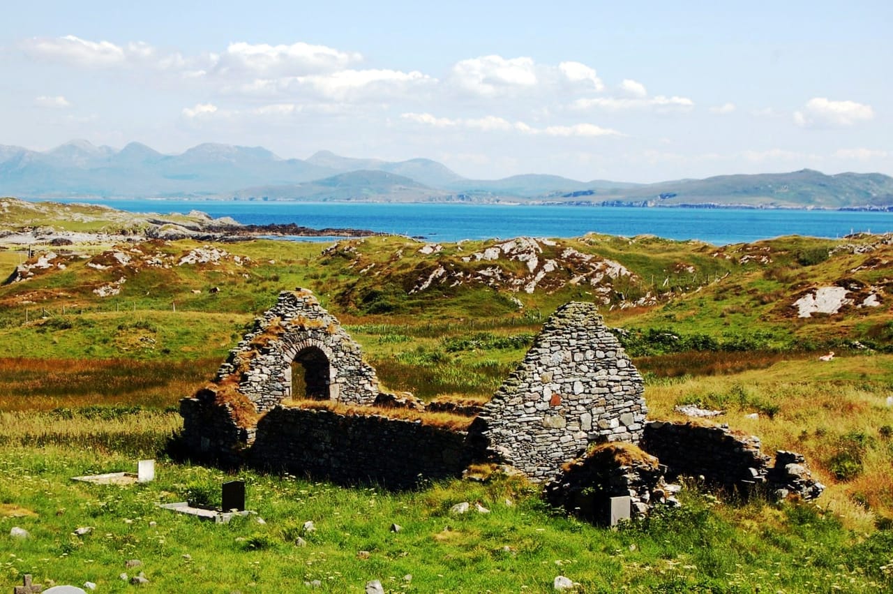 Electric biking on Inishbofin Island. Galway. Self guided.  10