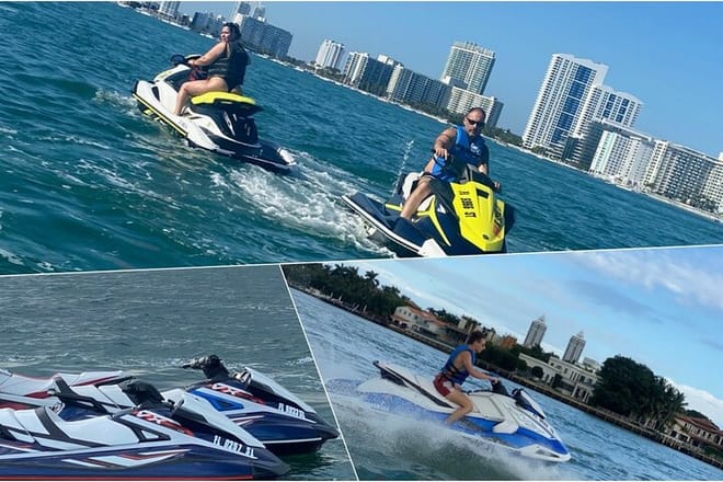 Miami: Jetski 1 Hour Sightseeing