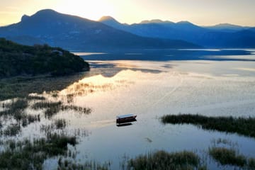 Skadar Lake Sunset Boat Tour with Wildlife Viewing and Wine