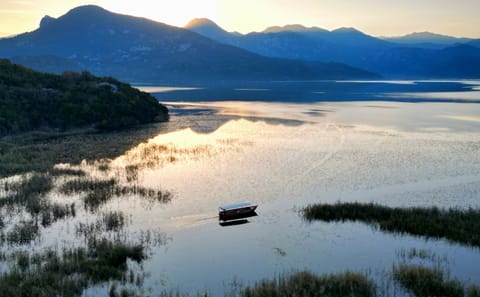 Skadar Lake Sunset Boat Tour with Wildlife Viewing and Wine
