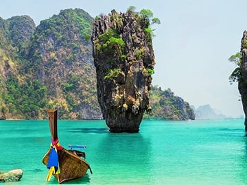 Canoe Tour of Phang Nga Bay from Phuket at Dawn