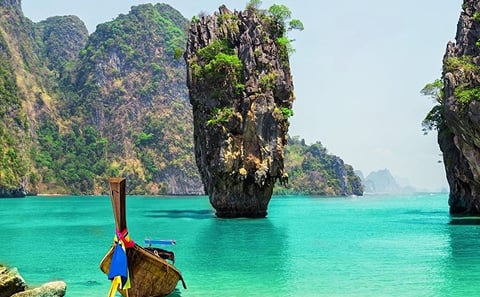 Canoe Tour of Phang Nga Bay from Phuket at Dawn