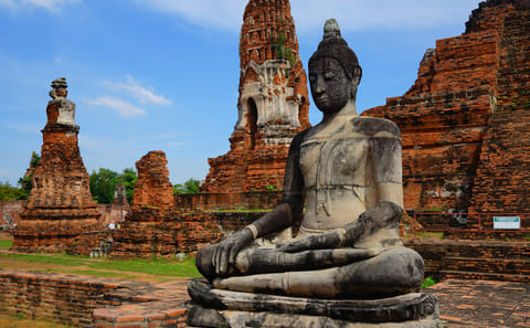 Ayutthaya Ancient Temples Tour with River Cruise and Lunch