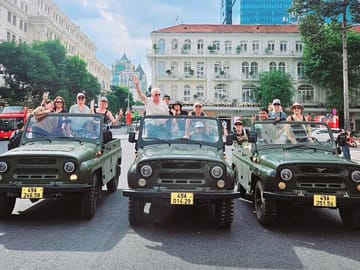 Ho Chi Minh City Jeep Tour with Street Food Tastings
