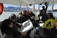 Navigation in Argentino Lake