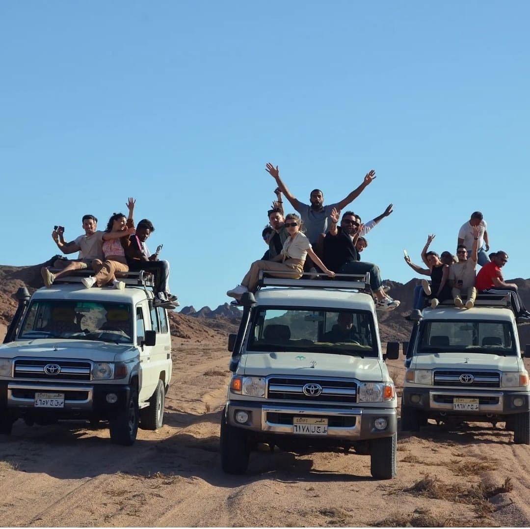 Nabq Protectorate Jeep Safari: Camel Riding, Sandboarding & Bedouin Feast