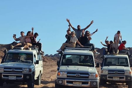 Nabq Protectorate Jeep Safari: Camel Riding, Sandboarding & Bedouin Feast