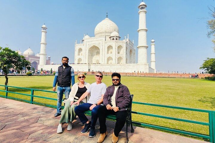 Taj Mahal Day Tour by Car with Professional Guide