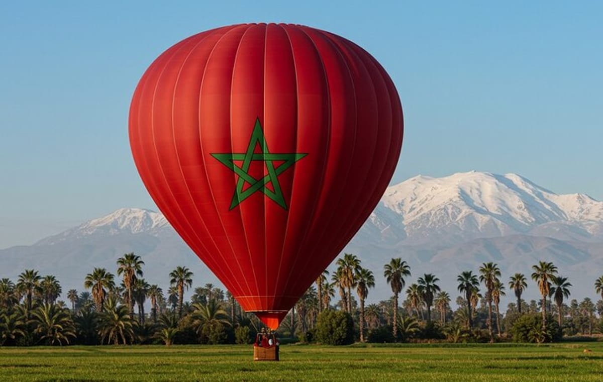 Marrakech: Sunrise Hot Air Balloon Ride Berber Breakfast Transfer