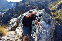 Hiking in the Canyon of the Monachil Cubs in Granada 1