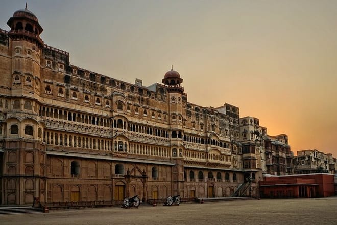 Outer pic of Junagarh Fort in Evening Time