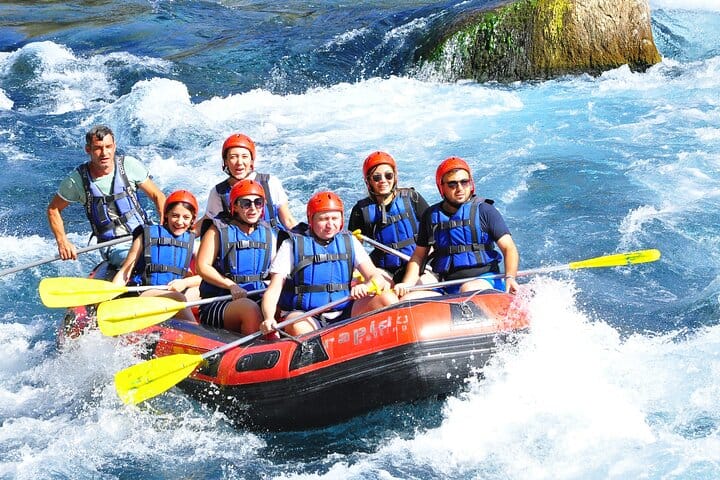 Canyoning, Rafting and Zipline Adventure from Belek and Antalya