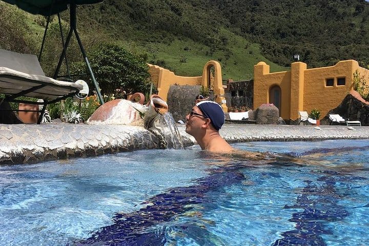 enjoy the warm and medicinal thermal waters of Papallacta