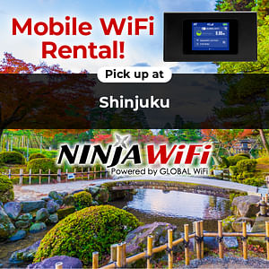 20% OFF+Insurance: Japan Mobile WiFi - Shinjuku, Tokyo Pickup