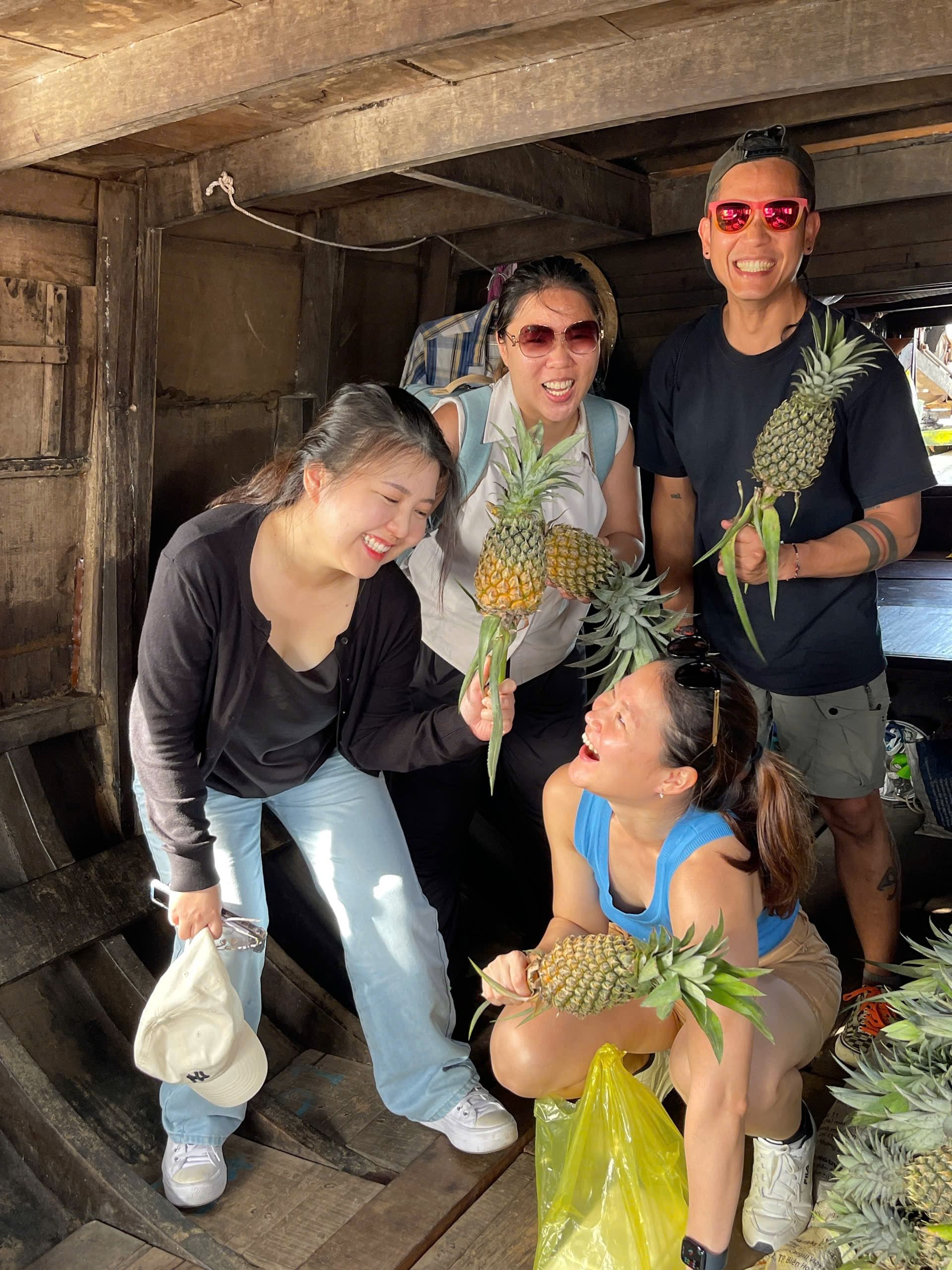 Cai Rang floating market boats Can Tho Mekong Delta